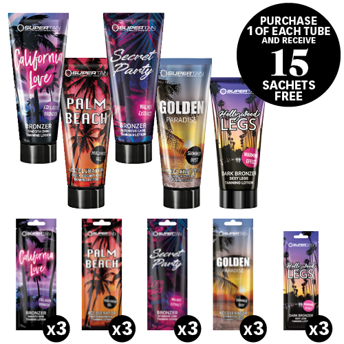 SuperTan California Package Display Deal