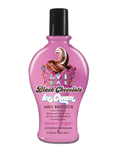 Tan Incorporated Double Dark Black Chocolate Ice Cream