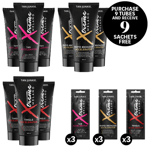 Tan Junkie Xtreme Melano Intro Kit