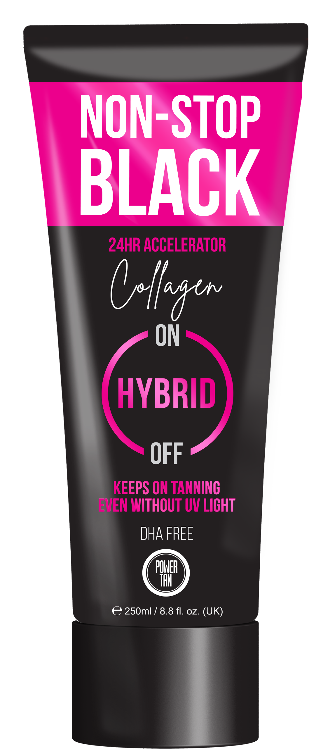 Power Tan Non-Stop Black Collagen
