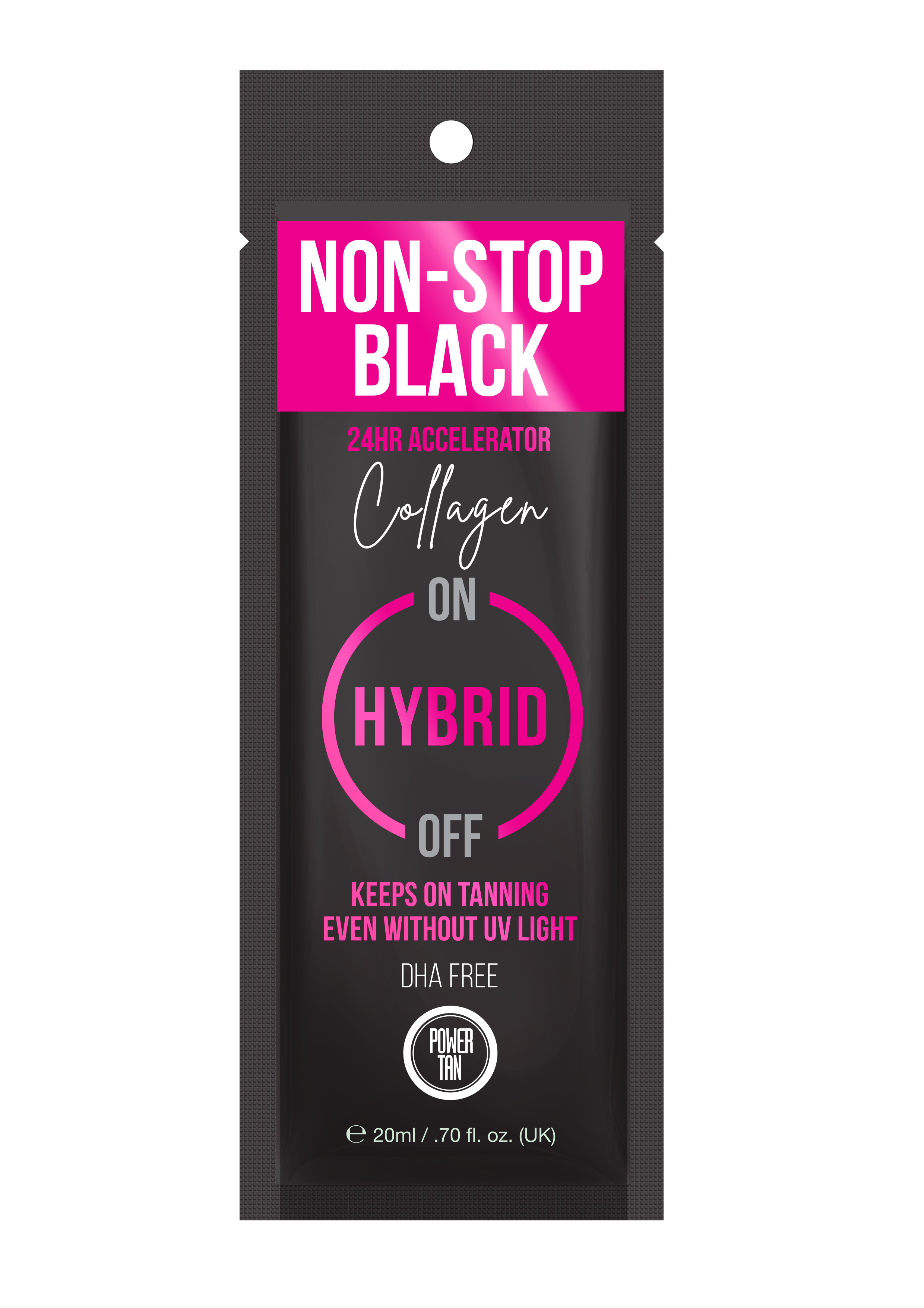 Power Tan Non-Stop Black Collagen