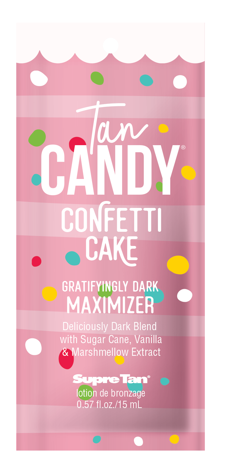 Supre Tan Candy Confetti Cake