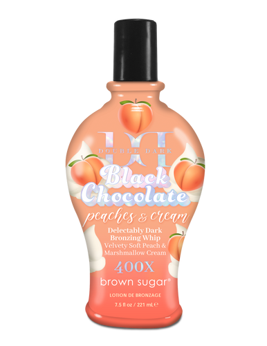 Tan Incorporated Double Dark Black Chocolate Peaches & Cream