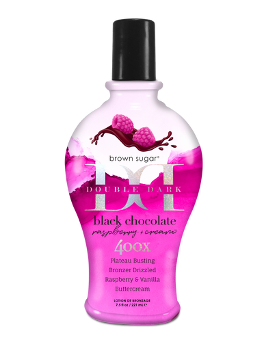 Tan Incorporated Double Dark Black Chocolate Raspberry Cream