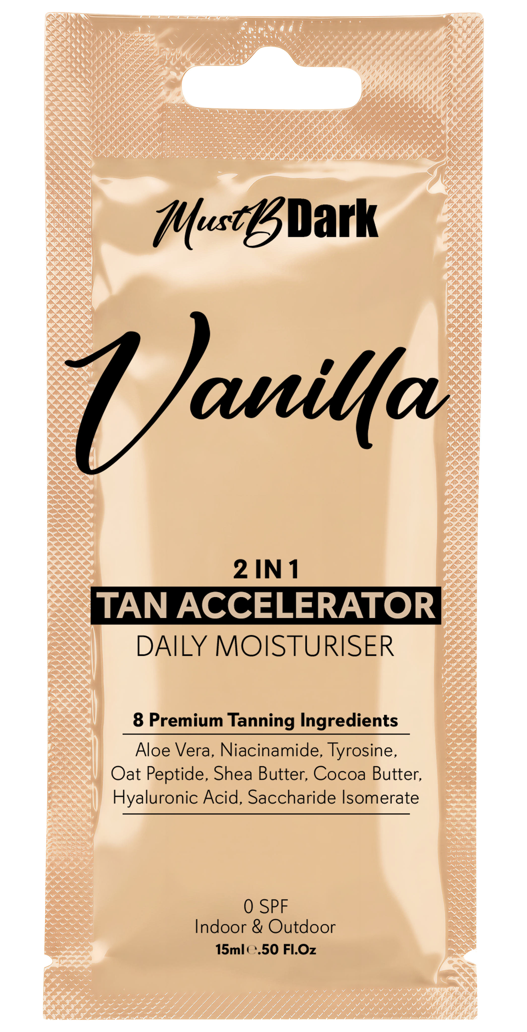 Must B Dark Vanilla Tan Accelerator