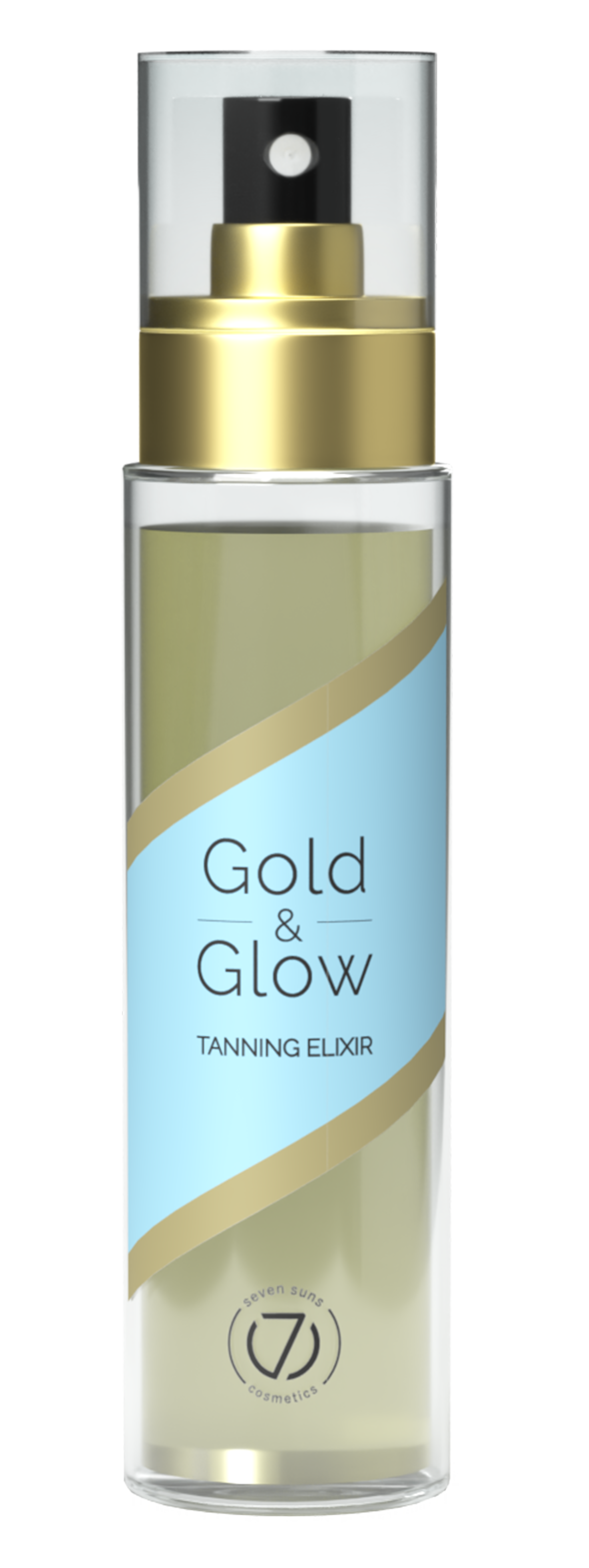 7Suns Gold & Glow Dry Tanning Oil 100ml
