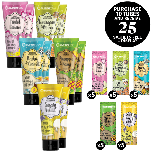 SuperTan Sensation Package Display Deal