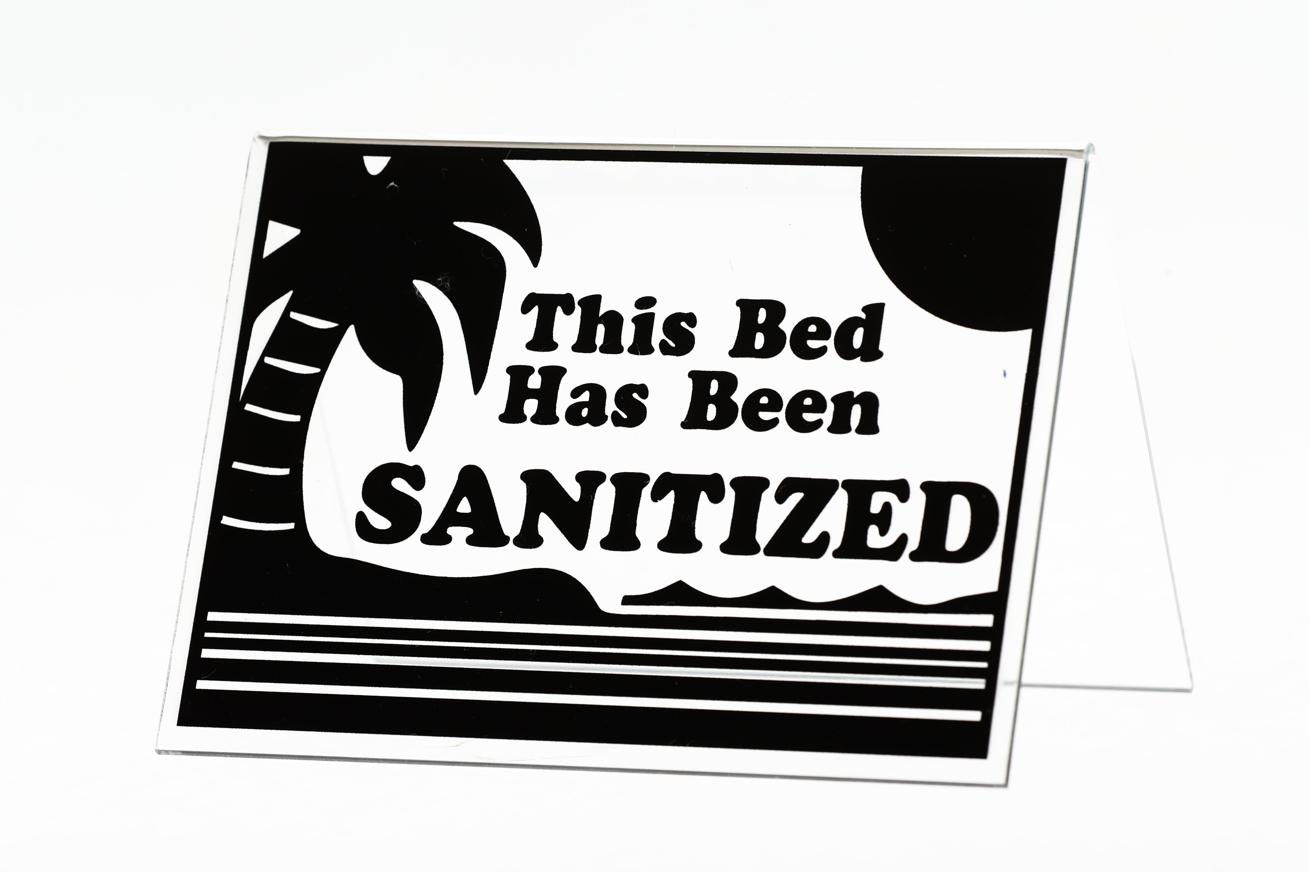 Acrylic Sanitized Signs