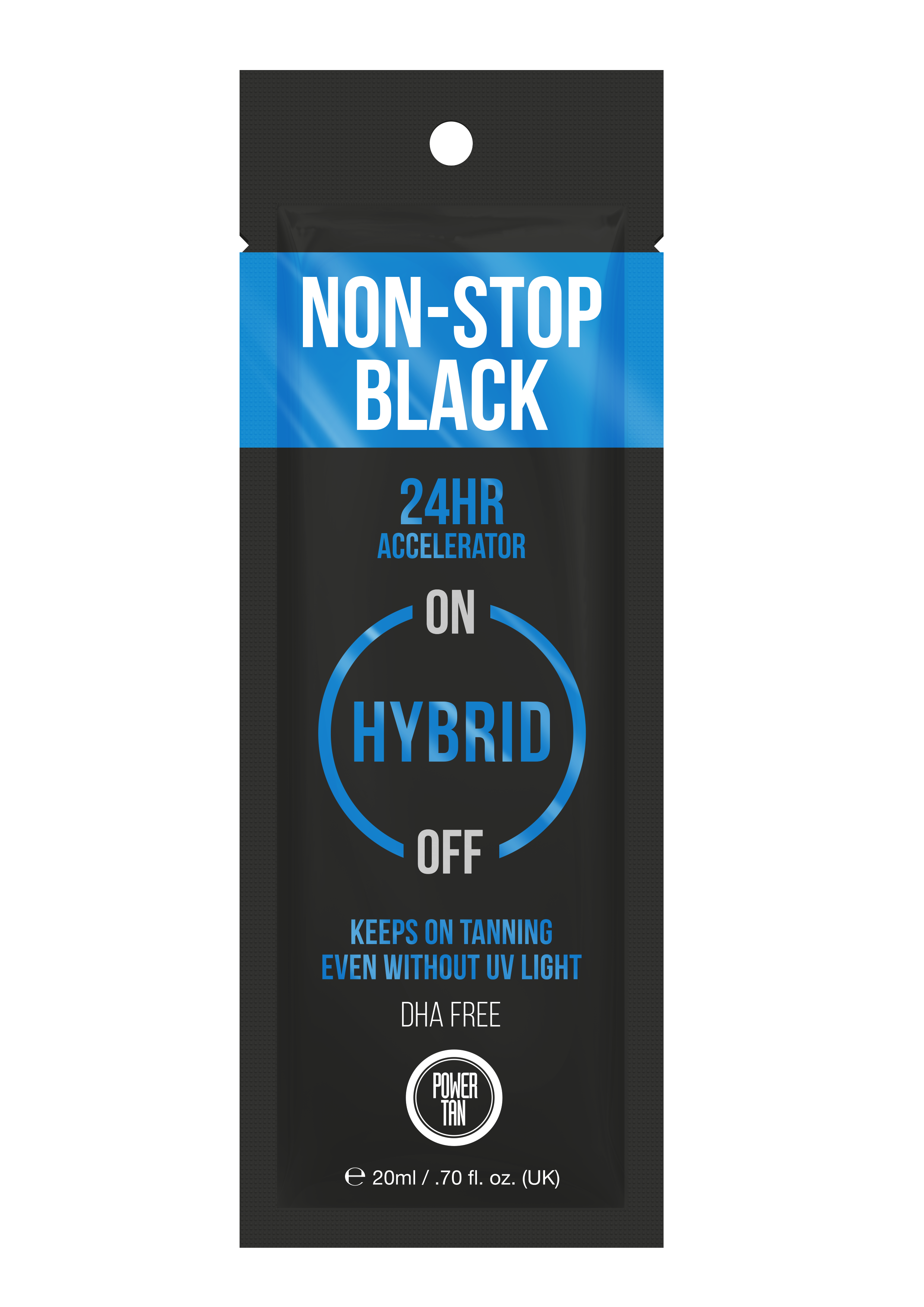 Power Tan Non-Stop Black Hybrid Accelerator
