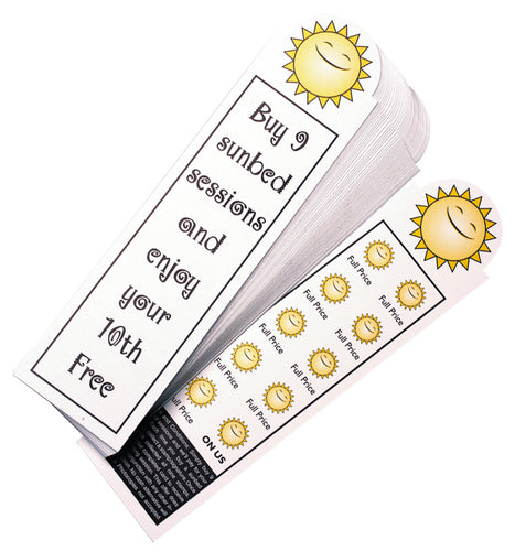 Tanning Loyalty Cards