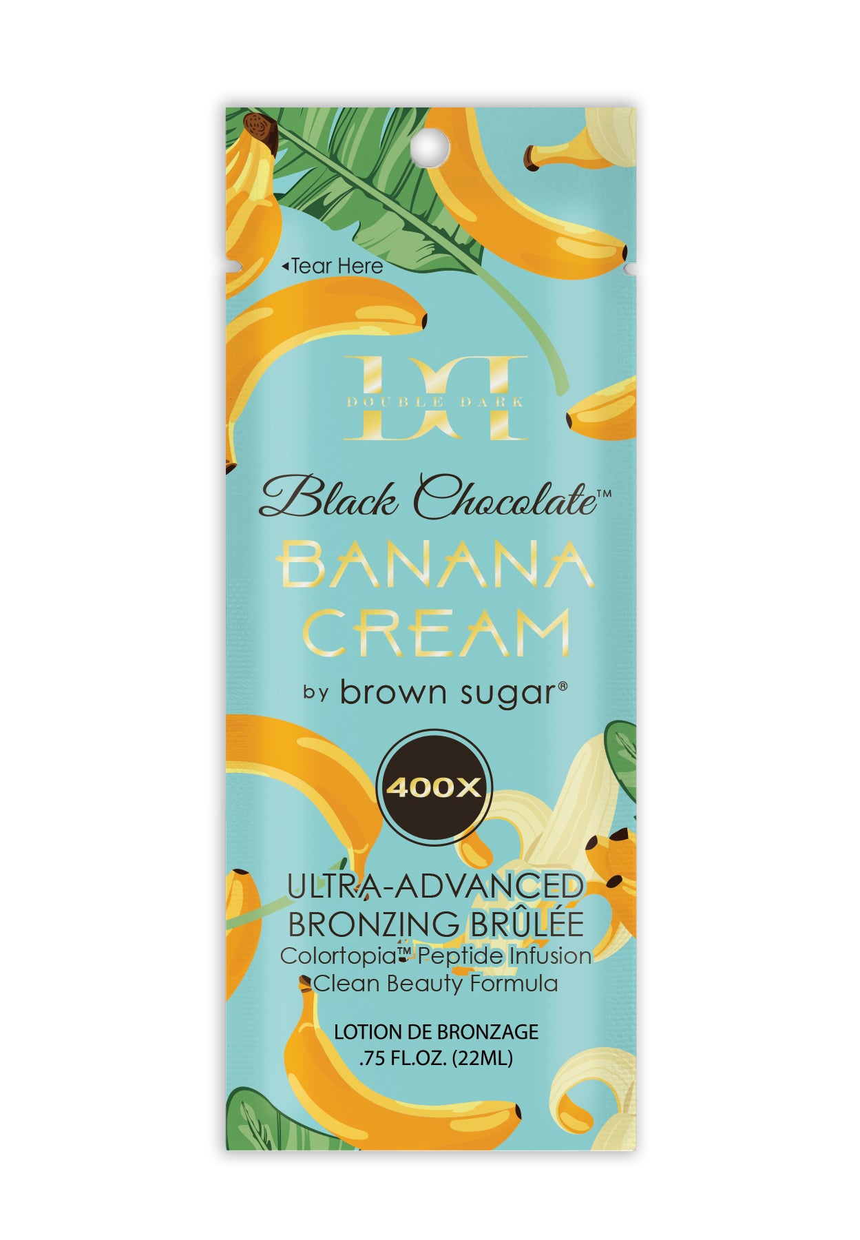 Tan Incorporated Double Dark Black Chocolate Banana Cream