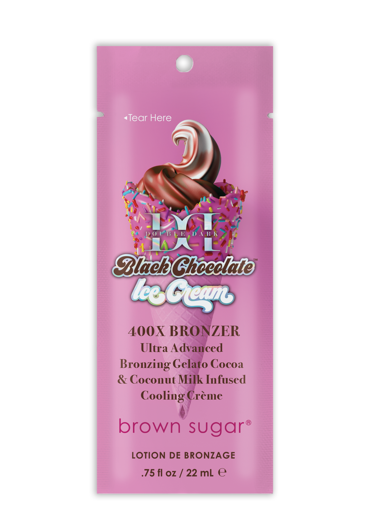 Tan Incorporated Double Dark Black Chocolate Ice Cream