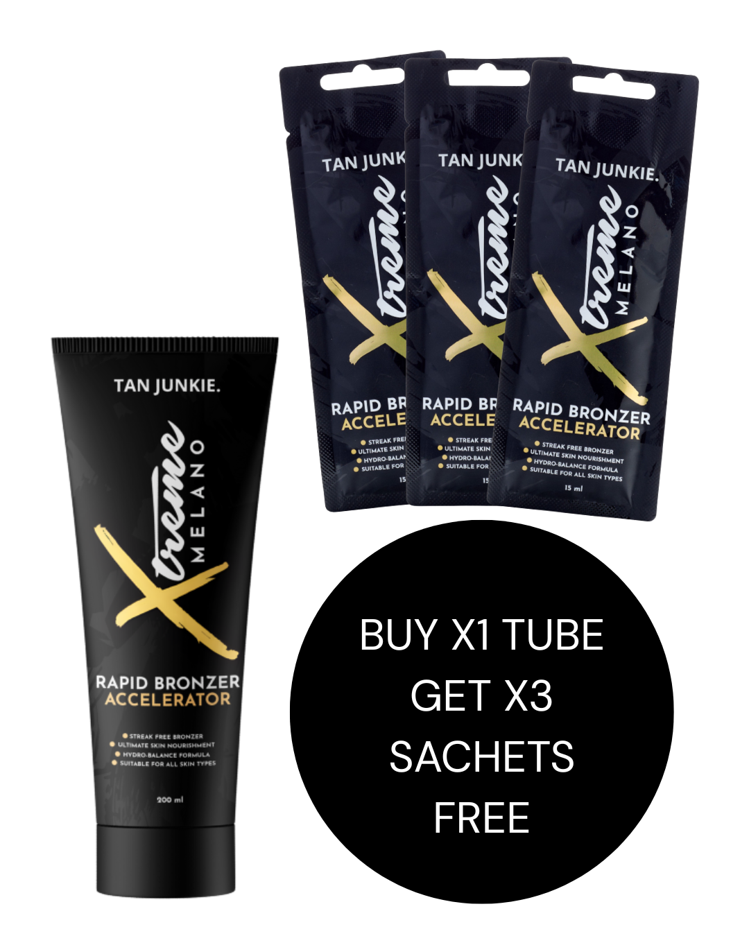 Tan Junkie Xtreme Melano Rapid Bronzer DEAL