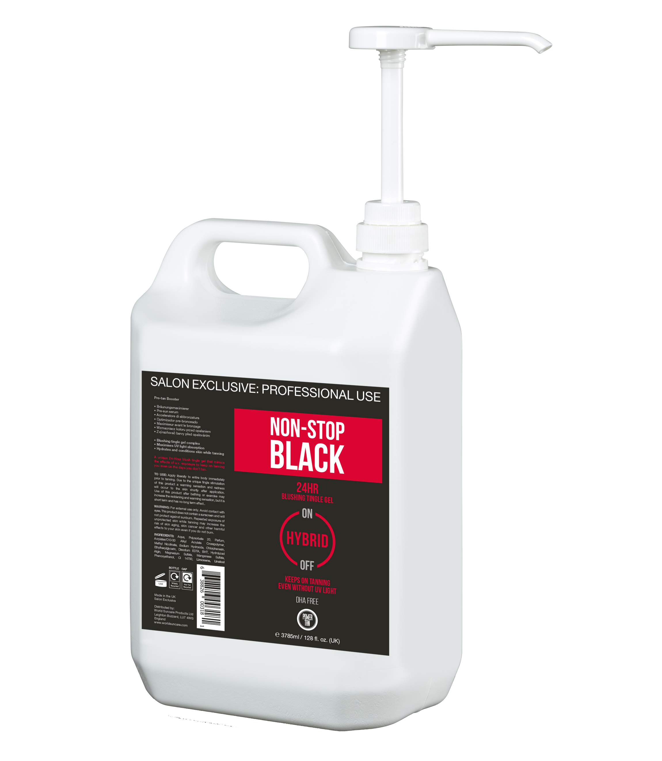 Power Tan Non-Stop Black Hybrid Tingle Gelee