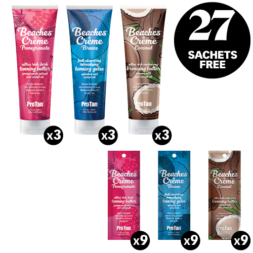 Pro Tan Beaches & Crème Style Kit