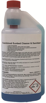 Combined Sunbed Cleaner & Sanitiser