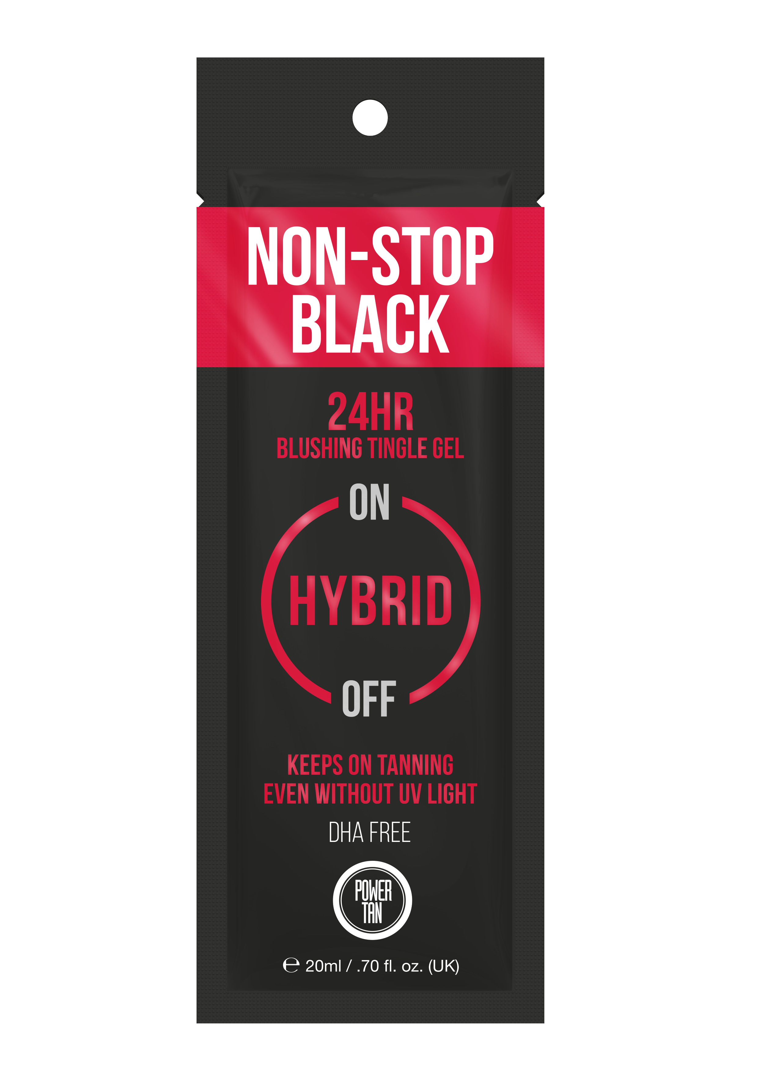 Power Tan Non-Stop Black Hybrid Tingle Gelee