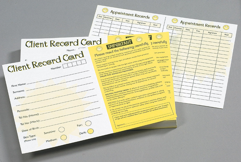 Client Record Cards | Bliss, Freephone 0800 801 760
