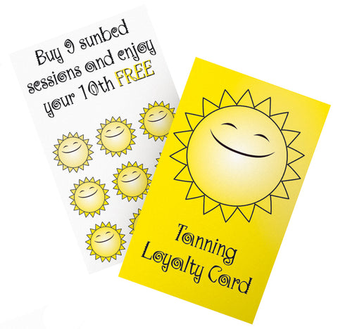 Tanning Loyalty Cards