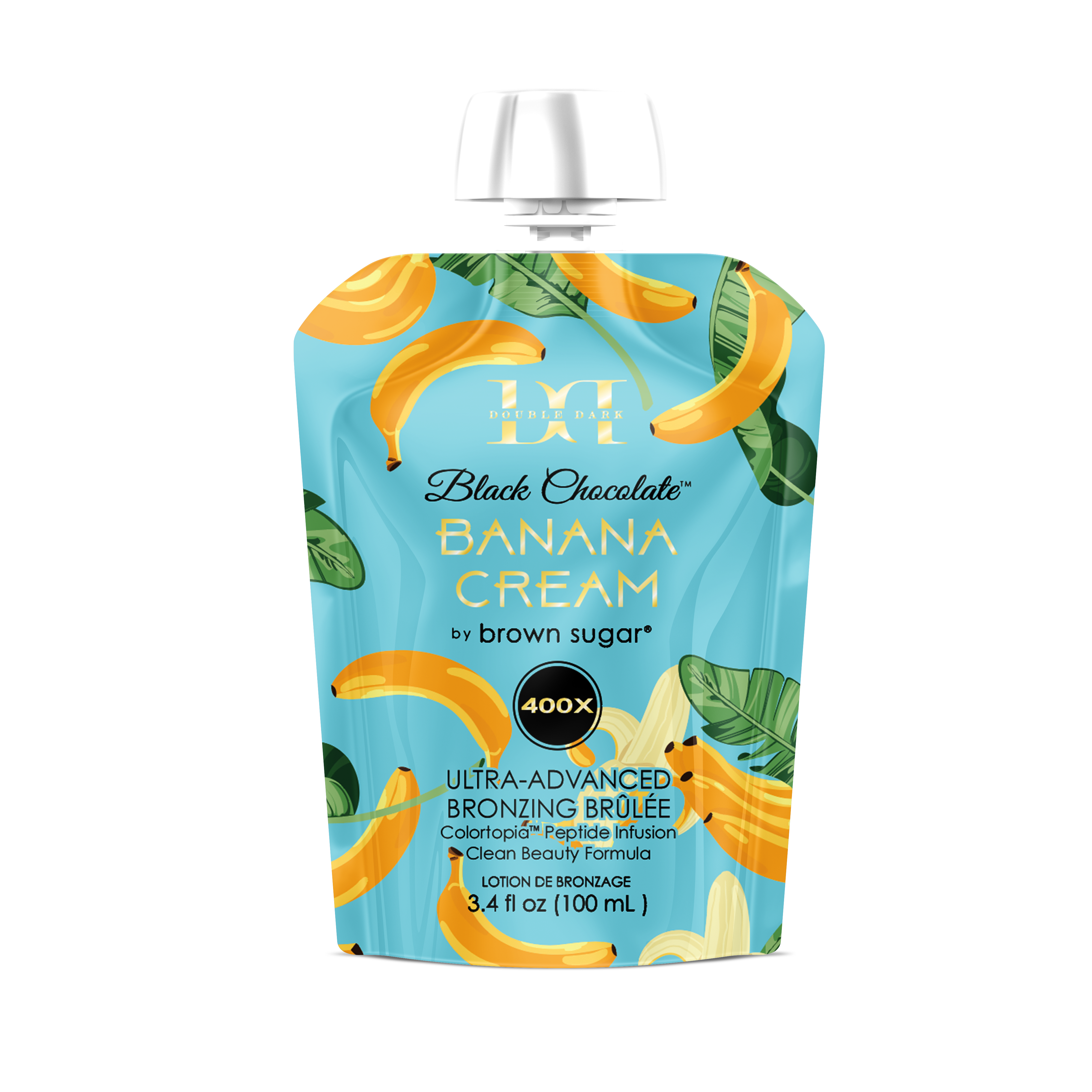 Tan Incorporated Double Dark Black Chocolate Banana Cream
