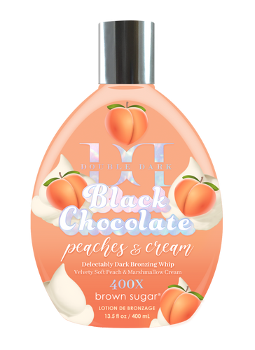 Tan Incorporated Double Dark Black Chocolate Peaches & Cream