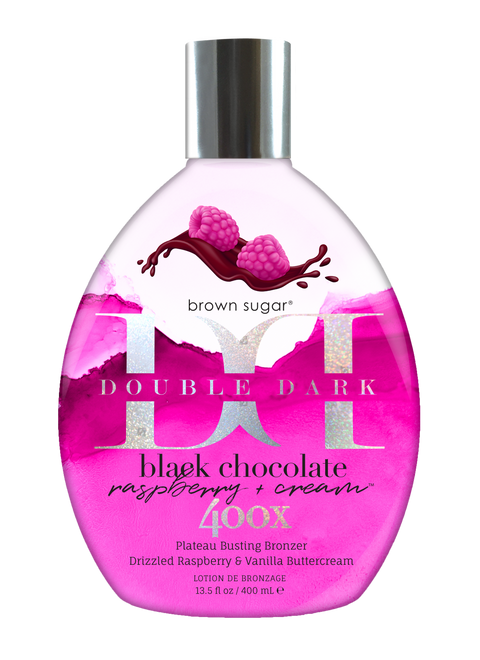 Tan Incorporated Double Dark Black Chocolate Raspberry Cream