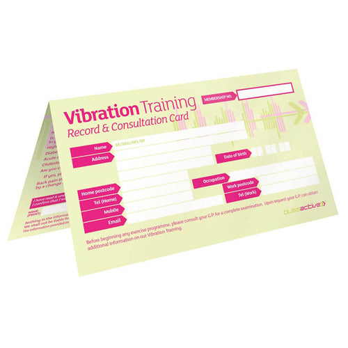 Vibration Record Cards